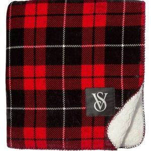 Victoria's Secret Plaid Blanket NWT